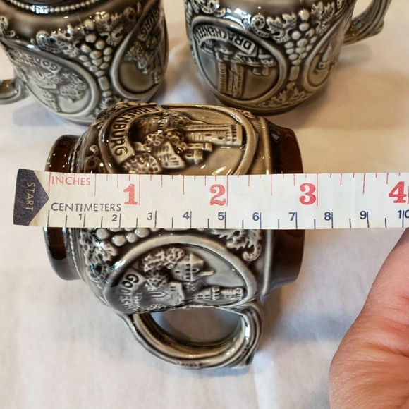 MARZI & REMY GLAZED CUPS GERMANY lot of 3 marking - Picture 8 of 8